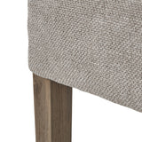 crompton woven taupe dining chair