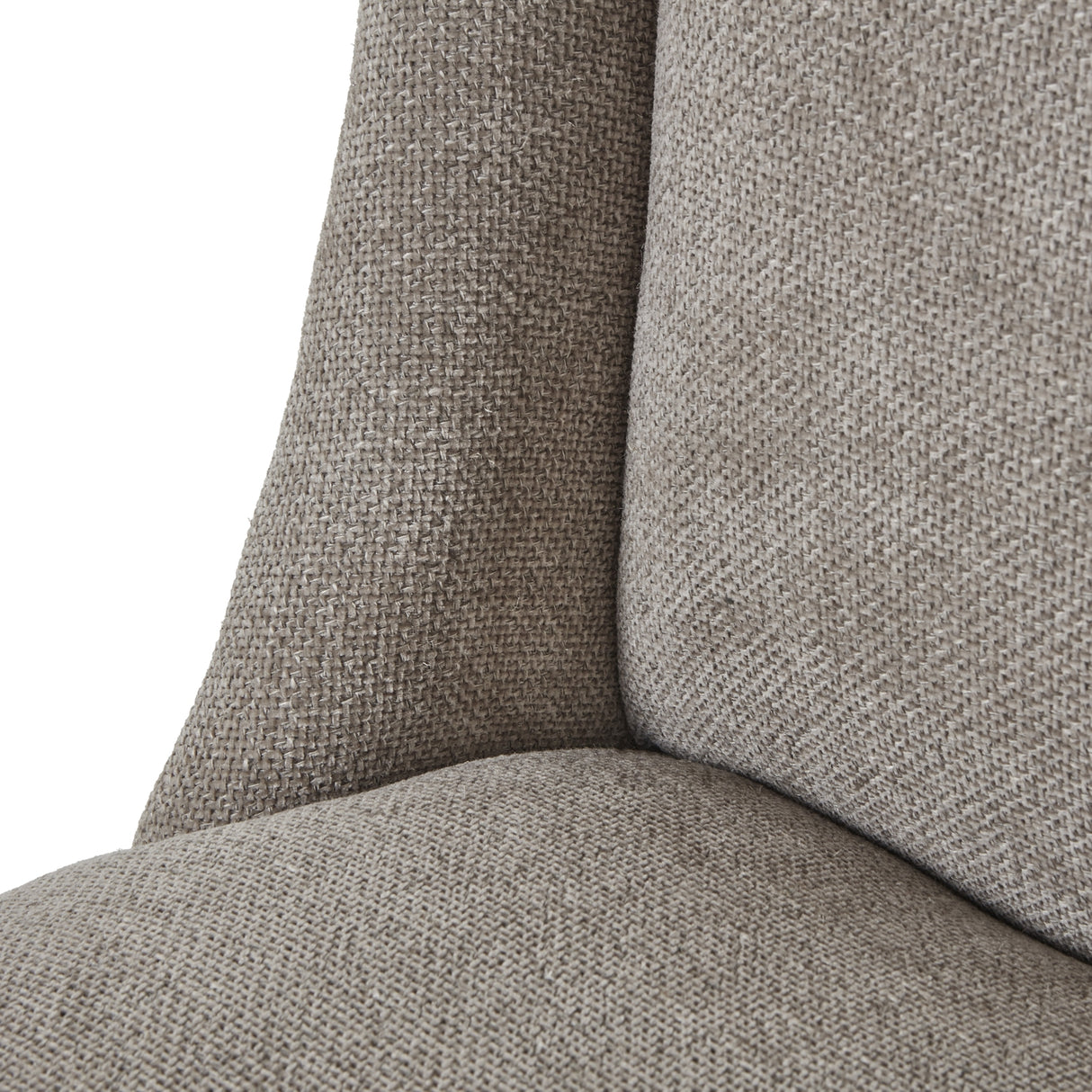 crompton woven taupe dining chair