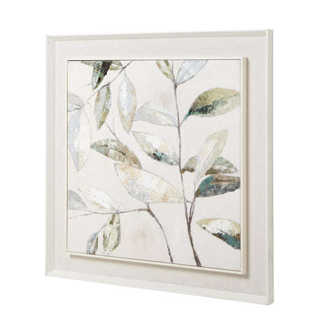 dolce dapple leaf framed painting on canvas