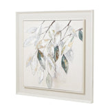 dolce mottle leaf framed painting on canvas