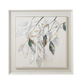 Eugenie Mottle Leaf Framed Painting On Canvas
