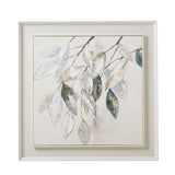dolce mottle leaf framed painting on canvas
