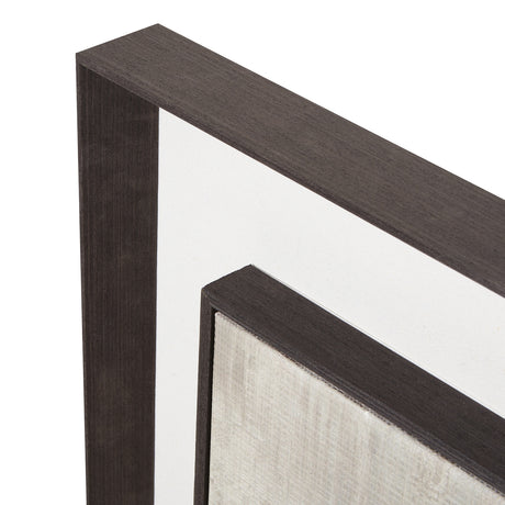 extra large moderno painting on linen mounted in frame