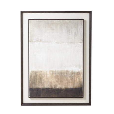 extra large moderno painting on linen mounted in frame