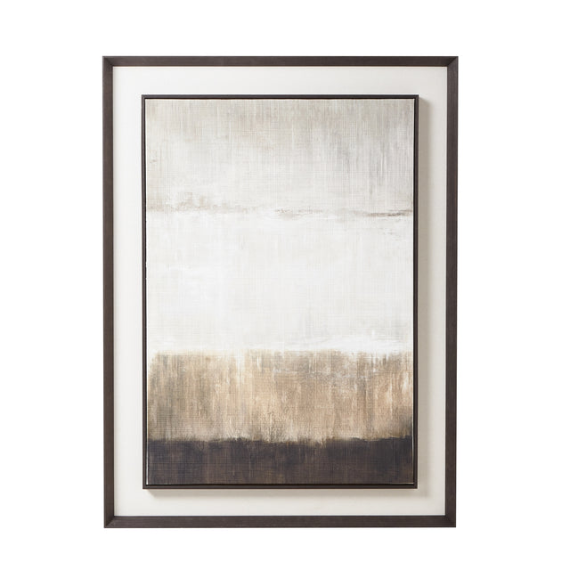 extra large moderno painting on linen mounted in frame