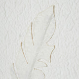 solli white feathers art mounted in beaded frame