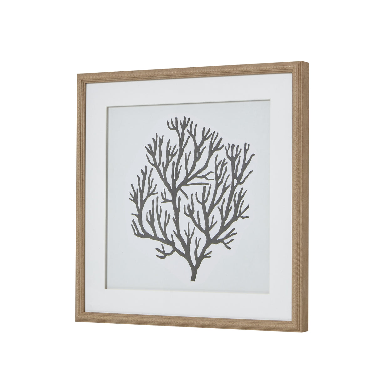 atol coral art mounted in beaded frame