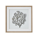 atol coral art mounted in beaded frame