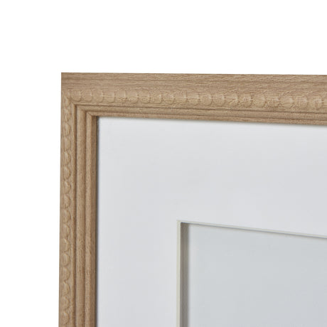 reef coral art mounted in beaded frame