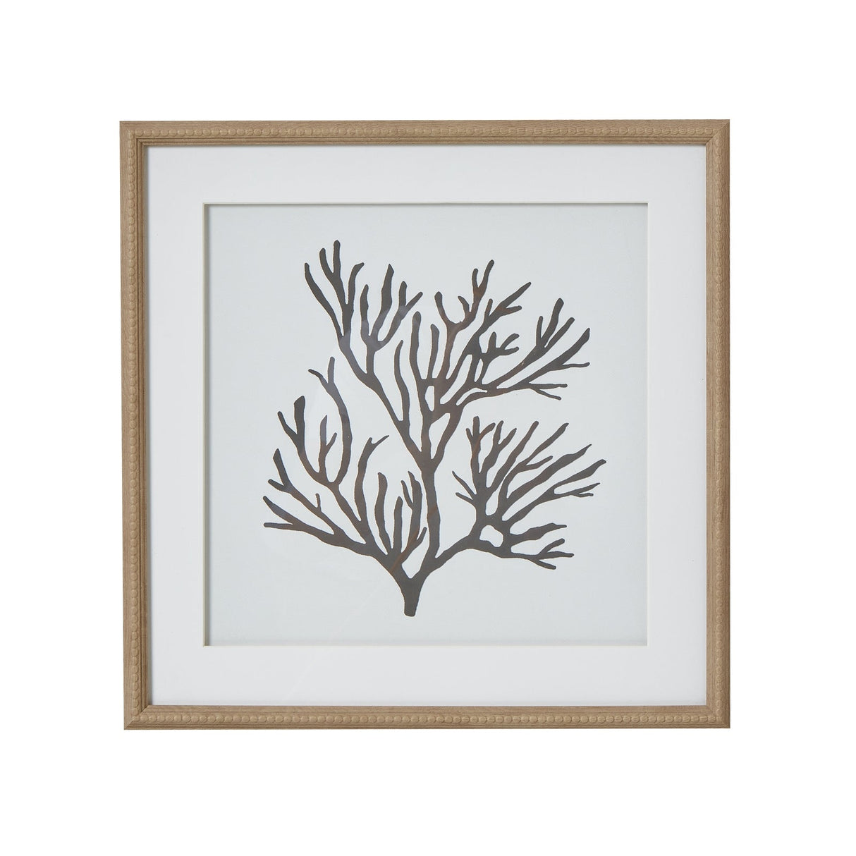 Maelys Coral Art Mounted In Beaded Frame
