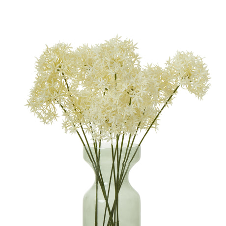 three head cream allium spray
