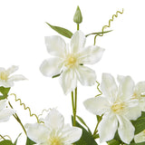 cream pearl clematis spray