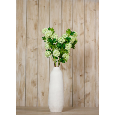 green snowball viburnum spray