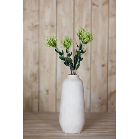 green pincushion protea spray