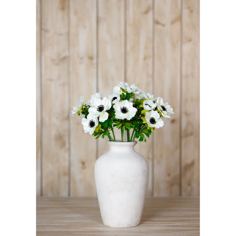 white anemone spray