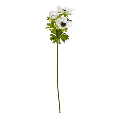 white anemone spray