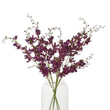purple cymbidium spray