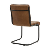 billy leather dining chair
