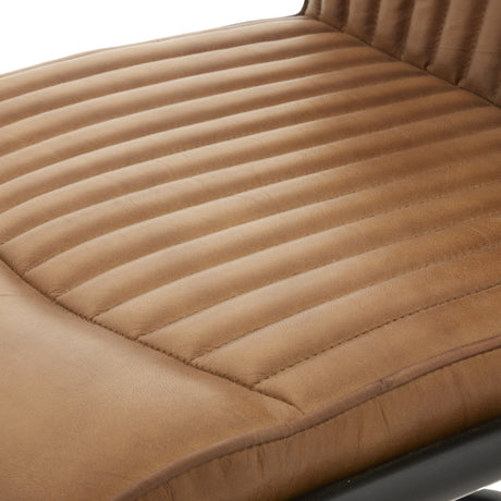 billy leather dining chair