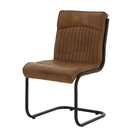 billy leather dining chair