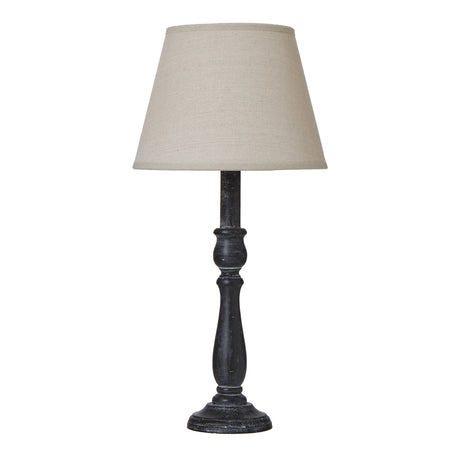 ravenna column table lamp with linen shade