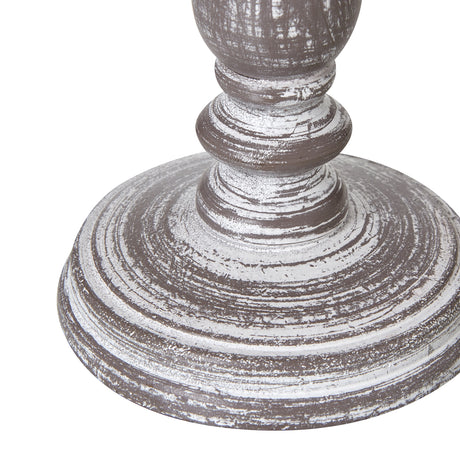 setia column table tamp with linen shade