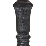 palmyra column table tamp with linen shade
