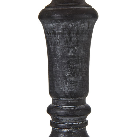 palmyra column table tamp with linen shade