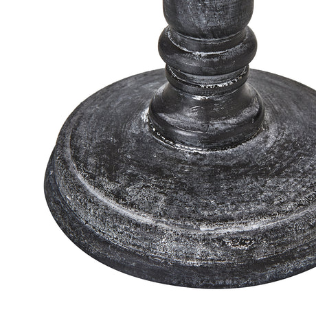 palmyra column table tamp with linen shade