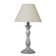 augusta column table lamp with linen shade