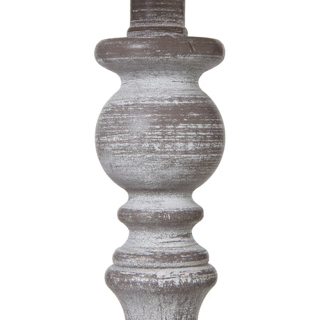 dunum column table lamp with linen shade
