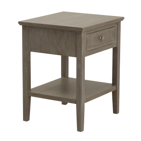 the serene collection one drawer side table