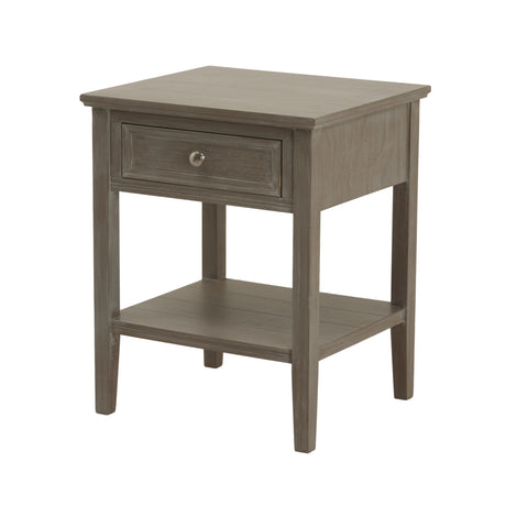 the serene collection one drawer side table
