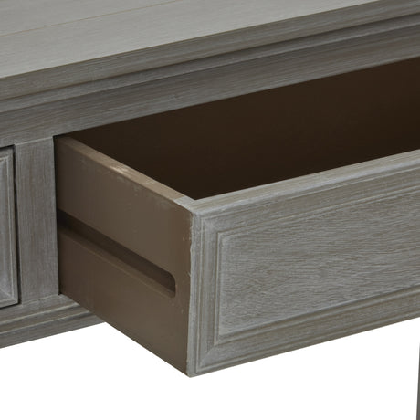 the serene collection two drawer console table