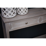the serene collection two drawer console table