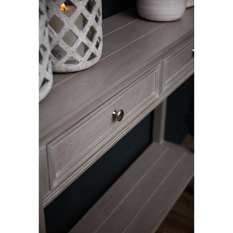 the serene collection two drawer console table