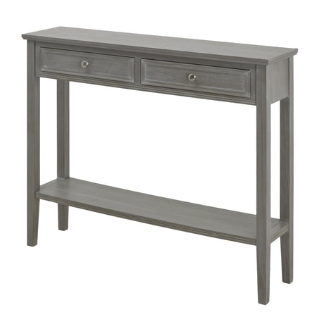 the serene collection two drawer console table