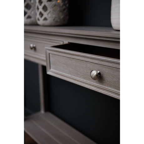 the serene collection four drawer console table