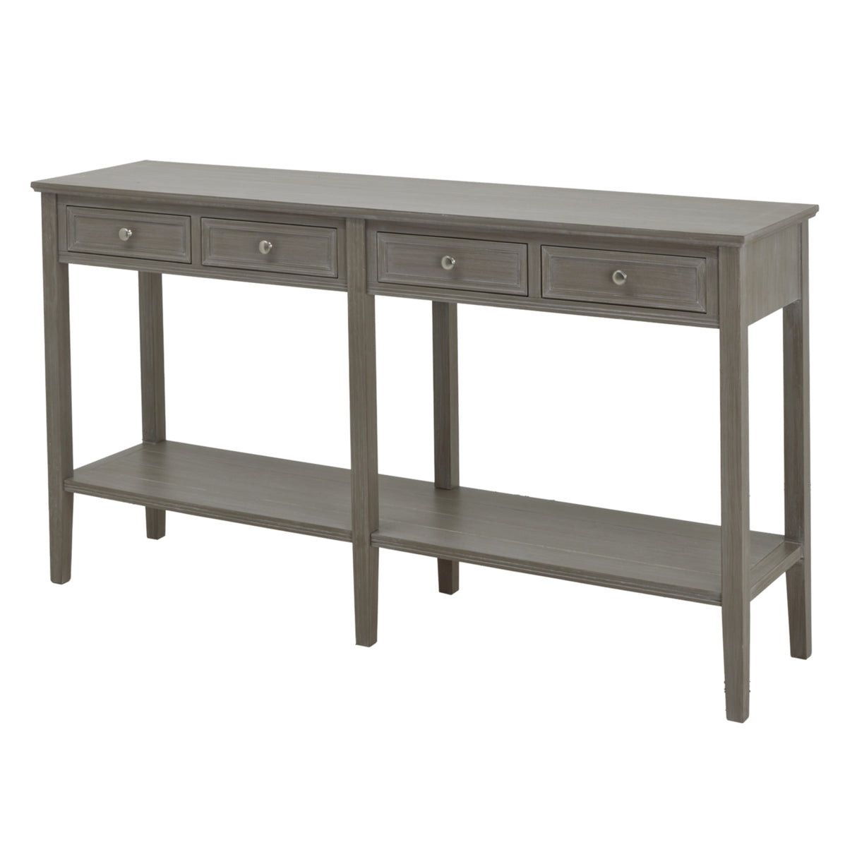 the serene collection four drawer console table