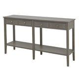the serene collection four drawer console table