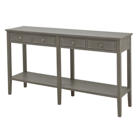 the serene collection four drawer console table