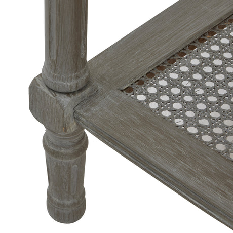 the serene rattan collection side table