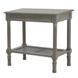 the serene rattan collection side table
