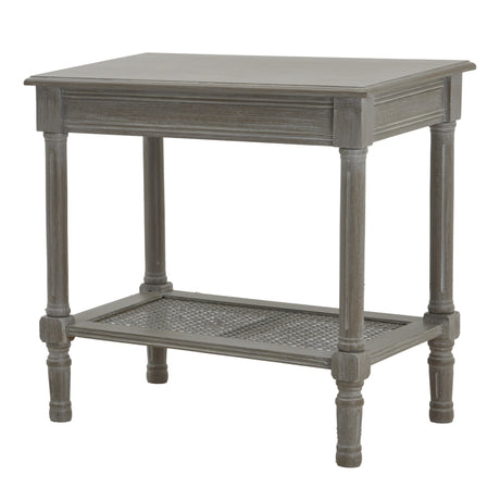 the serene rattan collection side table