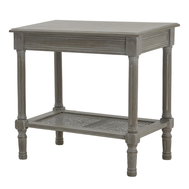 the serene rattan collection side table