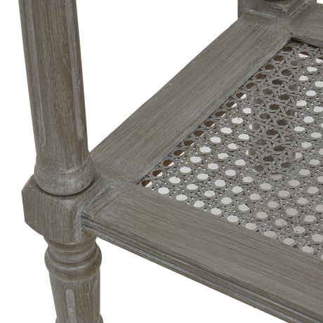 the serene rattan collection console table