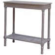the serene rattan collection console table