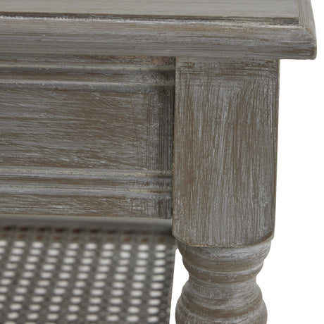 the serene rattan collection coffee table