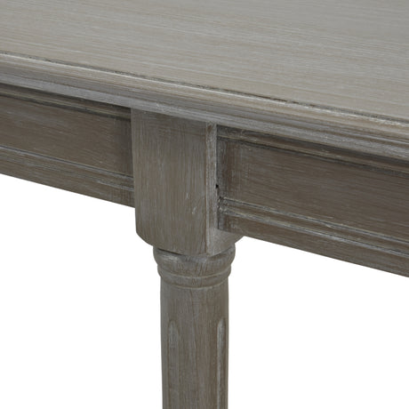 the serene rattan collection large console table