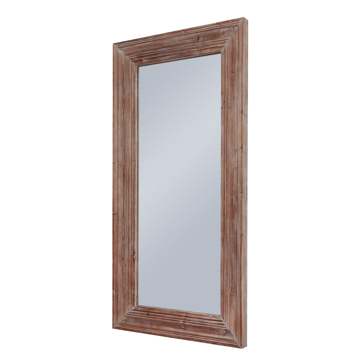 newby washed wood large mirror